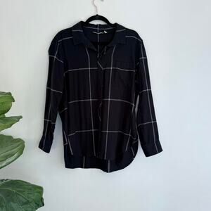 Athleta Flannel Button Up